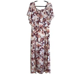 A Beautiful Soul fall floral maxi dress size 3X